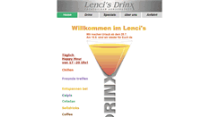 Desktop Screenshot of lencis-drinx.de